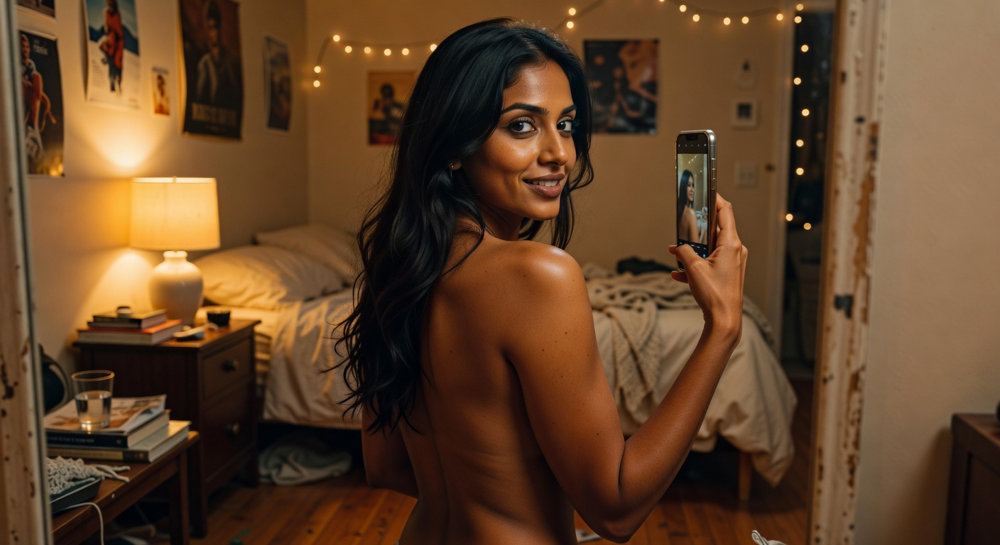 Jasmine Bedroom Selfie photo 4 — SexSagar