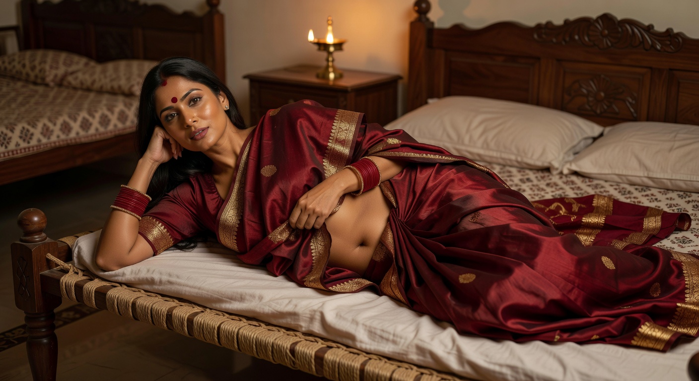 Pooja Saree Undressing photo 5 — SexSagar