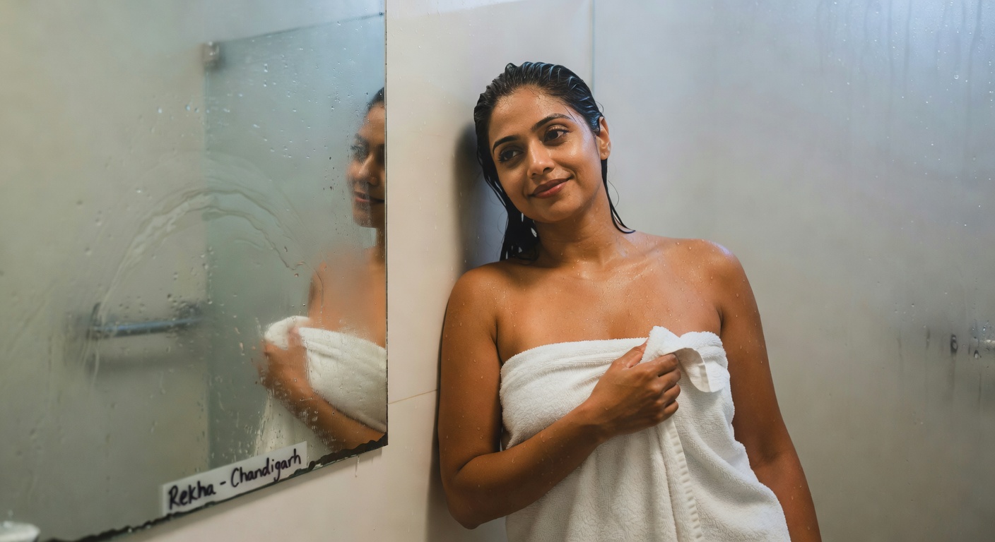 Rekha Chandigarh Bathroom Shots (10 Pics) - photo 9