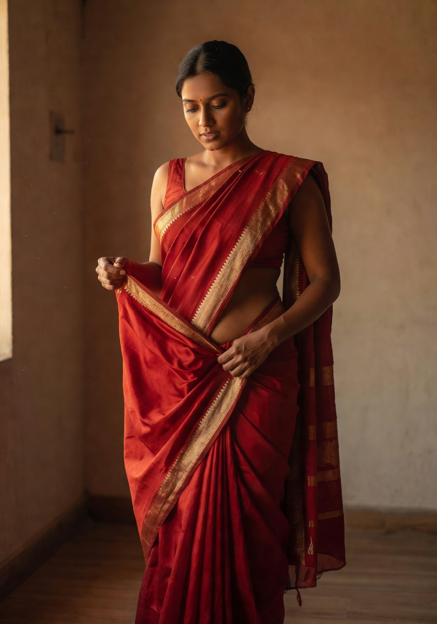 Sunita in Saree — Desi Undressing Set — Free Desi XXX Gallery - photo 2
