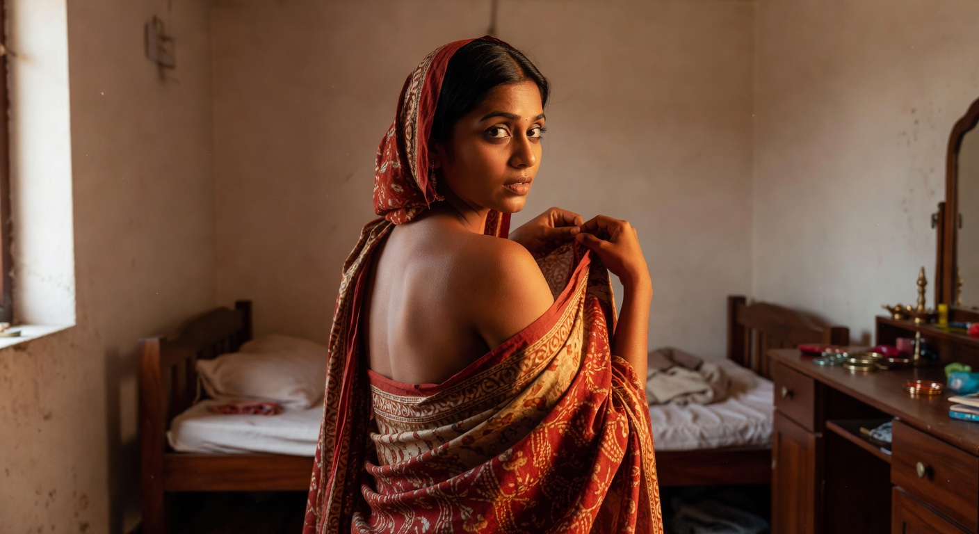 Sunita in Saree — Desi Undressing Set — Free Desi XXX Gallery - photo 4