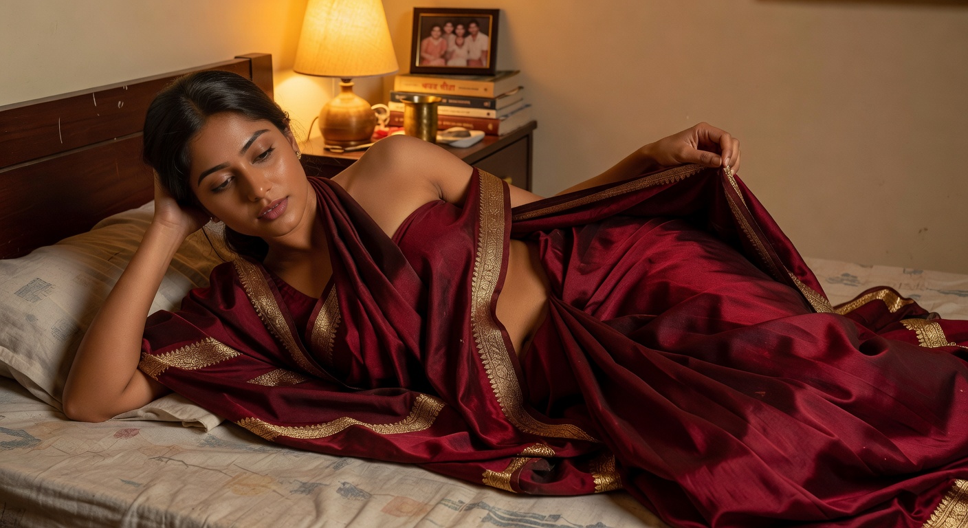 Sunita in Saree — Desi Undressing Set — Free Desi XXX Gallery - photo 6