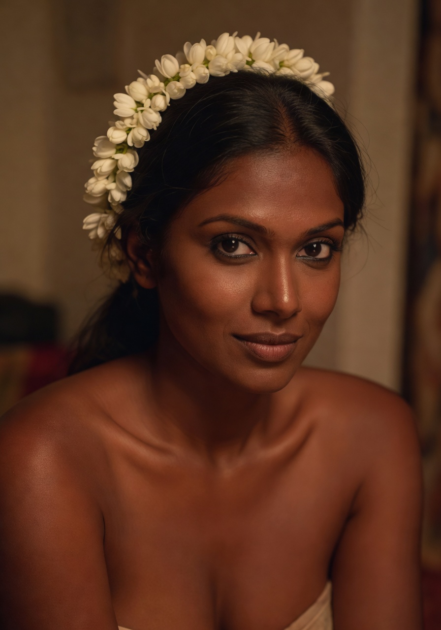 Captivating South Indian Beauty Navneet from Jaipur