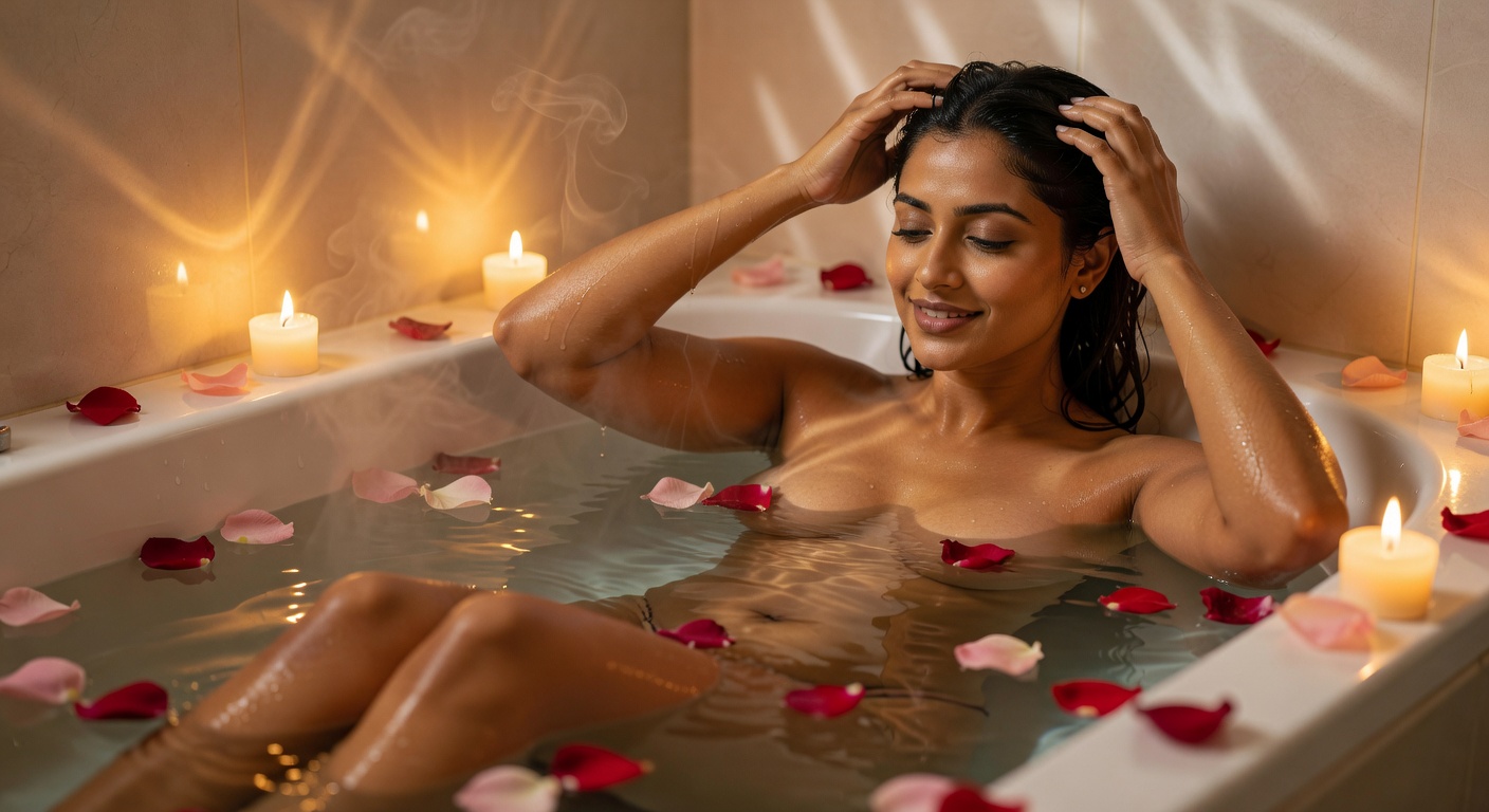 Jasmine Bath Scene photo 7 — SexSagar