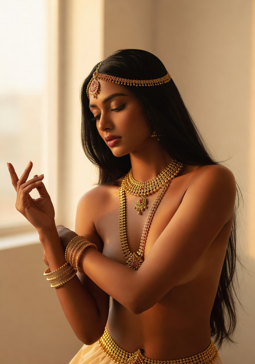 Nisha Traditional Bare photo 6 — SexSagar