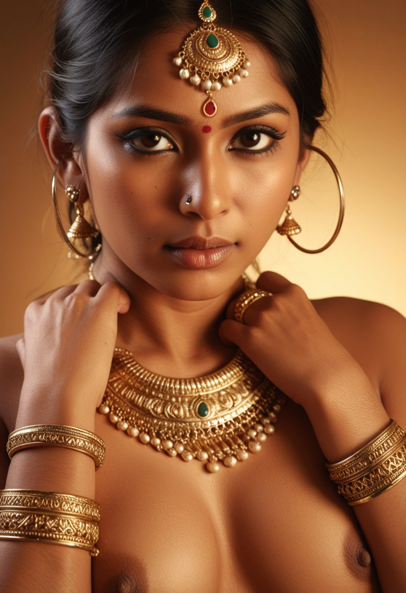 Kolkata Belle Simran in Her Most Intimate Traditional Bare Moments