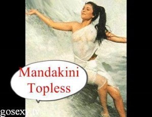 mandakini topless without bra blouse
