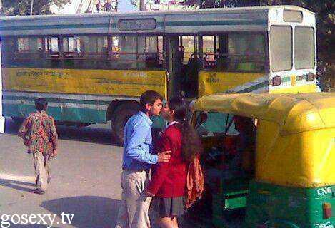 Indian School Bus Sexs Com - Indian School Girl Kissing Sex Photo