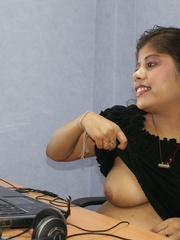 Nude Indian Girl In Office