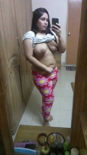 Desi Indian Bhabhi NRI Stripping Naked Big Boobs