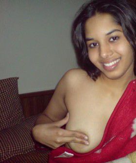 Desi teen breast pressing' hard