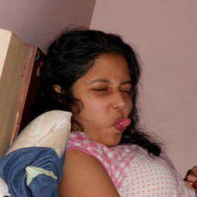 Indian College Teen Girl Teasing Lover