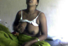 shy Rajasthani wife showing boobs