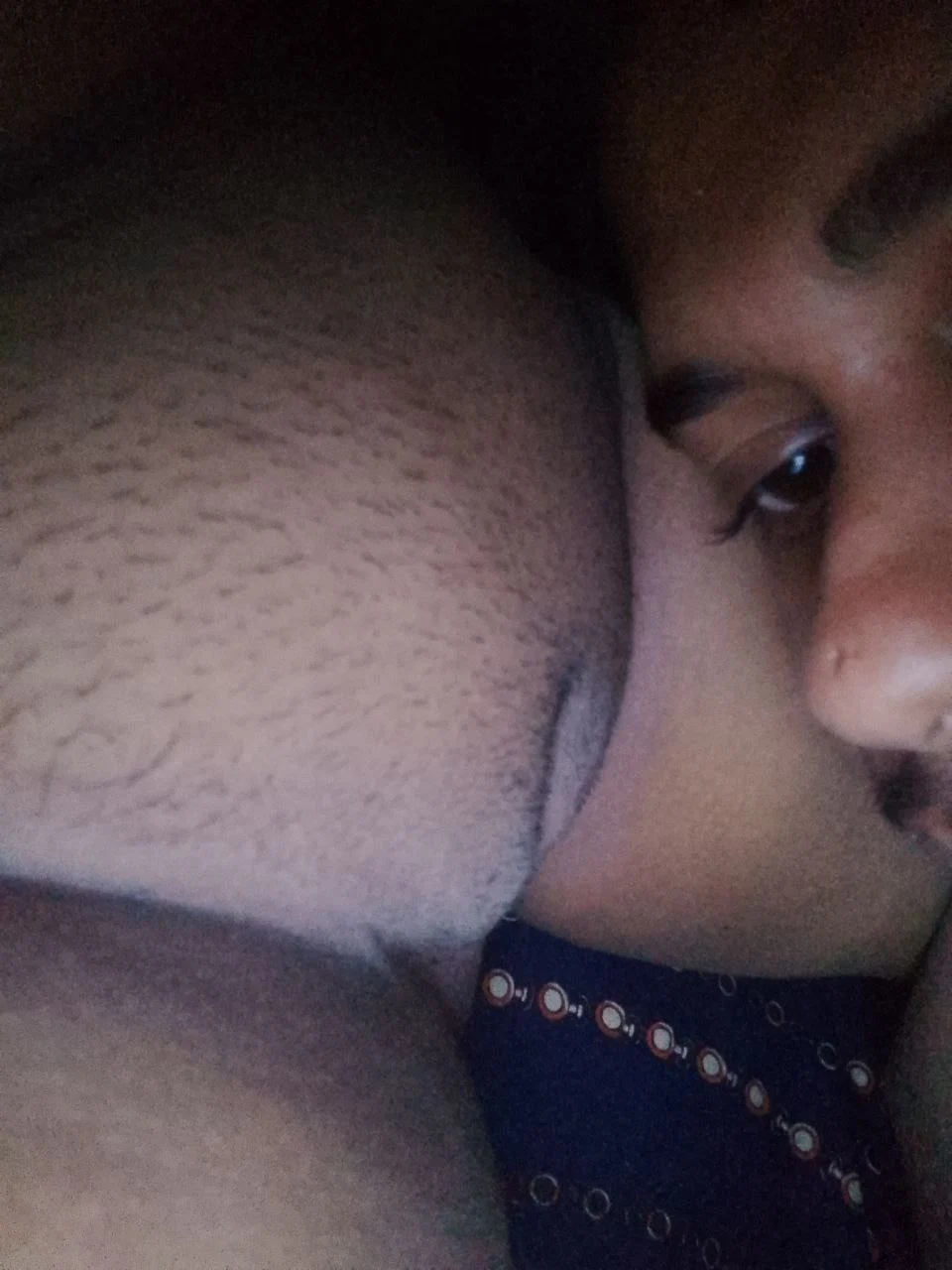 boyfriend waiting to suck her fat pussy